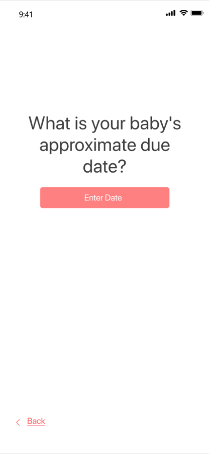 Prototype of an app for traking tests during pregnancy